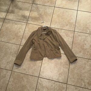 DKNY Vintage OG Cotton Brown Blazer Jacket